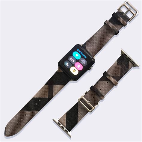 apple watch band burberry|replacement Burberry watch band.